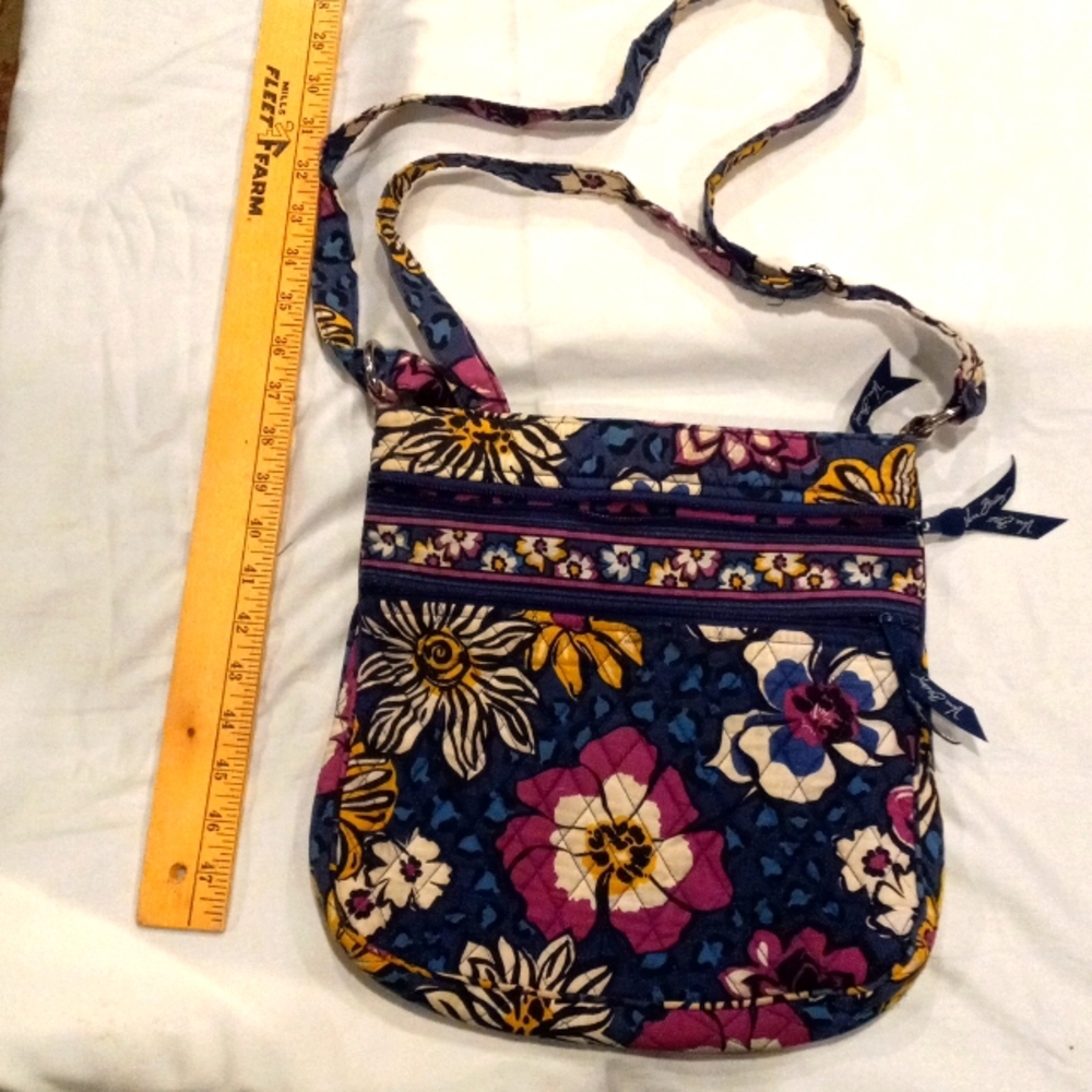 Vera Bradley, purse, handbag, blue